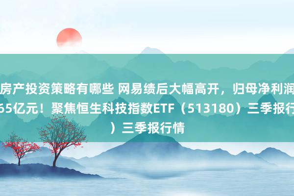 房产投资策略有哪些 网易绩后大幅高开，归母净利润达65亿元！聚焦恒生科技指数ETF（513180）三季报行情