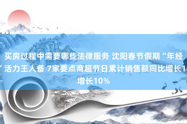 买房过程中需要哪些法律服务 沈阳春节假期“年经济”活力王人备 7家要点商超节日累计销售额同比增长10%